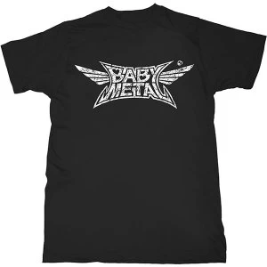Babymetal - Logo Unisex Large T-Shirt - Black