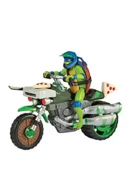Teenage Mutant Ninja Turtles Movie Drive N Kick Cycle W/Figure