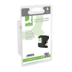 Q-Connect Brother Remanufactured Yellow Inkjet Cartridge LC123Y