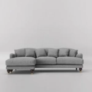 Swoon Holton Smart Wool Corner Sofa - Left Hand Side - Corner Sofa - Pepper