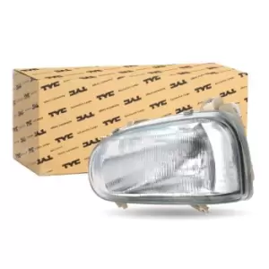 TYC Headlights 20-3472-05-2 Headlamp,Headlight VW,GOLF III (1H1),Golf III Cabrio (1E7),GOLF III Variant (1H5)
