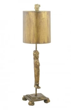 1 Light Table Lamp Aged Gold, E27