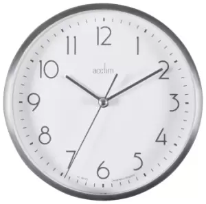 Acctim Ava Table & Wall Clock - Silver