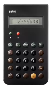 Braun BNE001BK - Pocket - Basic - 8 digits - 1 lines - Battery - Black
