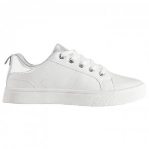 Fabric Low Trainers Children - White/Silver