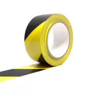Coba Europe COBA Black/Yellow PVC 33m Hazard Tape