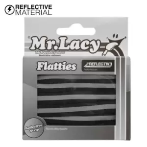 Mr Lacy Flatties Reflective - Black