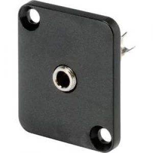2.5mm audio jack Sleeve socket straight pins Number of pins 3 Stereo Black Hicon HI J25SEFD
