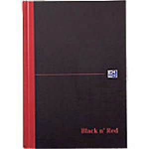 OXFORD Black n' Red Casebound Notebook Ruled A5 192 Pages