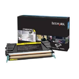 Lexmark C746A2YG Yellow Laser Toner Ink Cartridge
