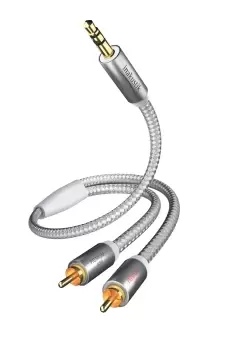 Inakustik 004100015 audio cable 1.5 m 3.5mm 2 x RCA White
