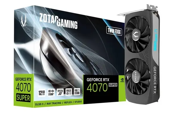 Zotac GeForce RTX 4070 SUPER Twin Edge 12GB GDDR6X Graphics Card