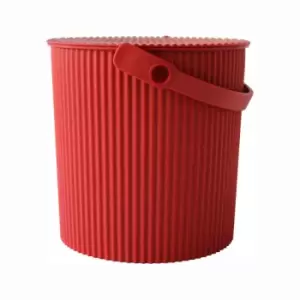 Hachiman Omnioutil Storage Bucket & Lid Medium - Red