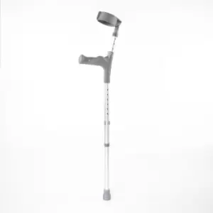 NRS Healthcare Comfort Grip Adjustable Crutches - Pair - Regular