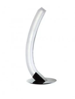 Table Lamp Right 5W LED 3000K, 500lm, Polished Chrome, Frosted Acrylic