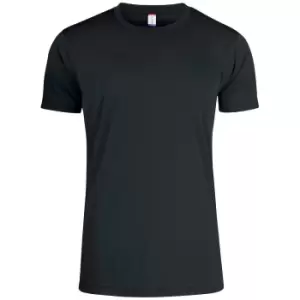 Clique Childrens/Kids Basic Active T-Shirt (6-8 Years) (Black)