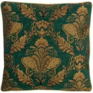 Paoletti - Shiraz Cushion Cover, Emerald, 58 x 58 Cm