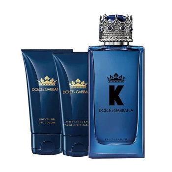 Dolce & Gabbana K Gift Set 100ml Eau de Toilette + 50ml Aftershave Balm + 50ml Shower Gel