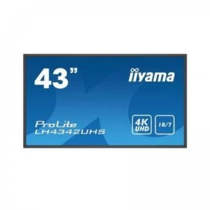 iiyama 43" ProLite LH4342UHS-B1 4K Ultra HD Signage Commercial Display