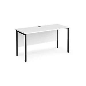 Maestro 25 H-Frame Home Office Desk 600mm Depth White