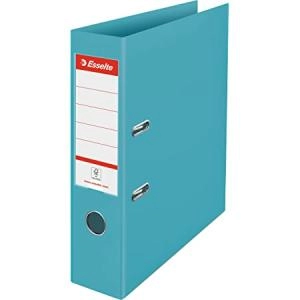 A4 Lever Arch File, Turquoise, 75MM Spine Width, NO.1 Power - Outer Carton of 10