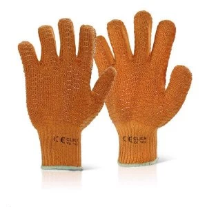 Click2000 Criss Cross Gloves Orange 10 Ref XX Pack 100 Up to 3 Day
