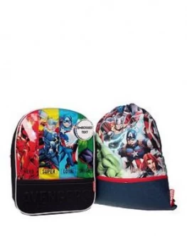 Marvel Avengers Backpack And Trainer Bag