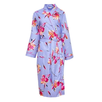 Cyberjammies Carrie Floral Wrap Robe - Floral Lilac
