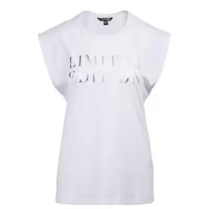 Golddigga Fashion Vest Womens - White