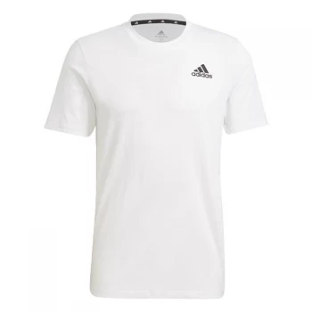 adidas AEROREADY Designed 2 Move Sport T-Shirt Mens - White / Black