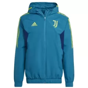 2022-2023 Juventus Allweather Jacket (Active Teal)