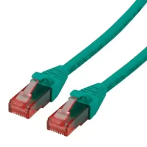 ROLINE Cat6 2m networking cable Green U/UTP (UTP)