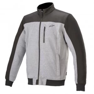 (XL) Alpinestars Cafe Track Fleece Textile Jacket Grey / Black
