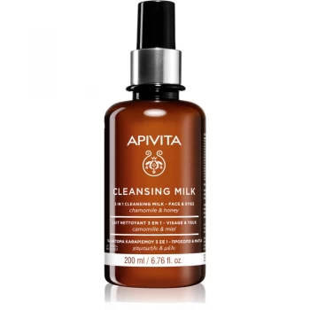 Apivita Cleansing Chamomile & Honey 3 in 1 Cleansing Lotion for Face and Eyes 200ml