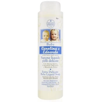 Nesti DanteCarolina & Edoardo Extra Delicate Baby Liquid Soap With Oat, Sweet Almond & Calendula (Shower Gel) 300ml/10.2oz