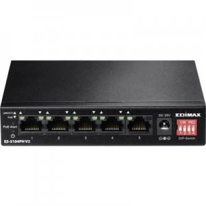 EDIMAX Edimax ES-5104PH V2 Network switch 5 ports 100 Mbps PoE