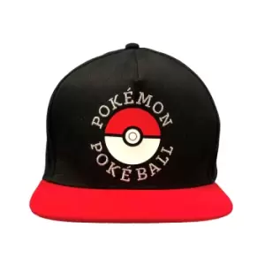 Pokemon Trainer Snapback Cap (One Size) (Black)