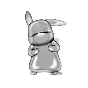 Silver Pikachu (Pokemon) 3" Select Limited Edition Battle Figure