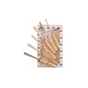 6 Piece Premium Wood Carving Chisel Set - Stubai
