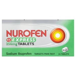 Nurofen Express Ibuprofen 256mg Tablets 16s