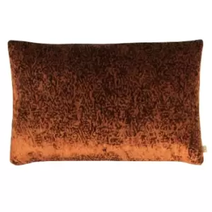 Kai Lynx Polyester Filled Cushion Viscose Cotton Polyester Rust
