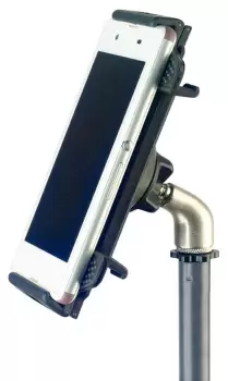 Smart Phone and Tablet Holder for Microphone Stands