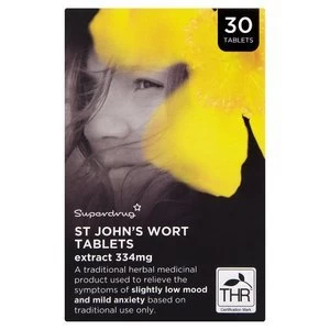 Superdrug St Johns Wort Tablets x 30