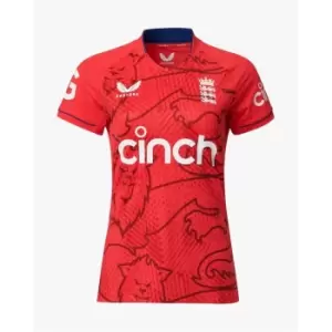 Castore England T20 Shirt Womens - Red