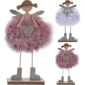 The Spirit Of Christmas Standing Angel 31 - Pink