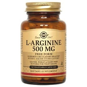 Solgar L Arginine 500 mg Vegetable Capsules 50 Capsules
