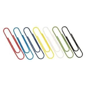 Paperclips Coloured 32mm Pack of 1000 30601