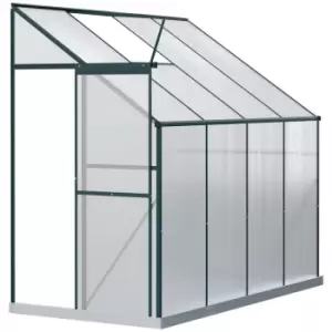 Outsunny 8x4ft Walk-In Lean To Greenhouse - Green