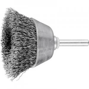 PFERD HORSE Cup brush unzopft 50 x 20 mm wire thickness 0.3mm With shaft o 6mm 43703001 5 pc(s)