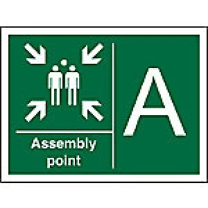 Safe Procedure Sign Assembly Point Vinyl 40 x 60 cm